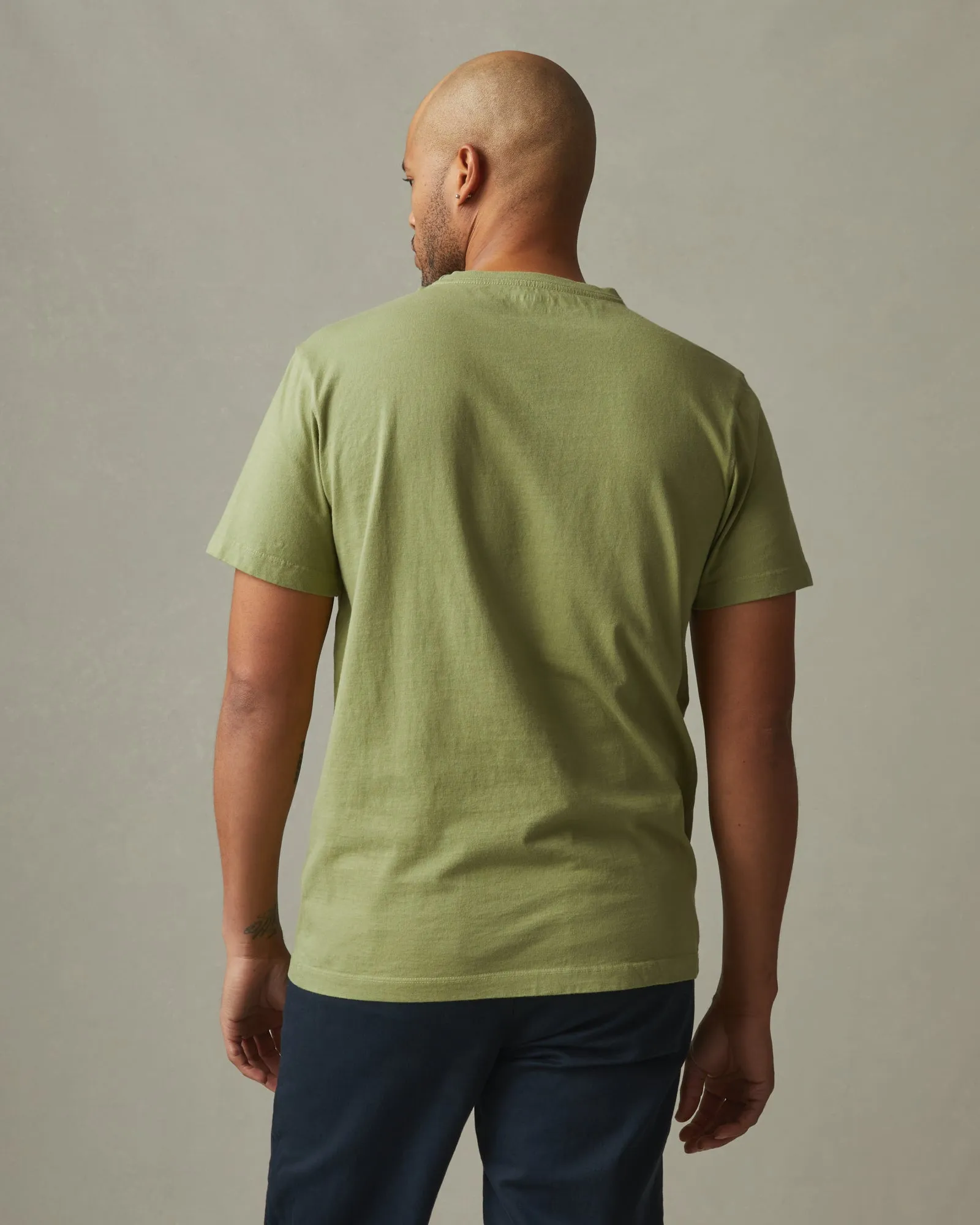 Heavyweight Pocket Tee - Pale Sage