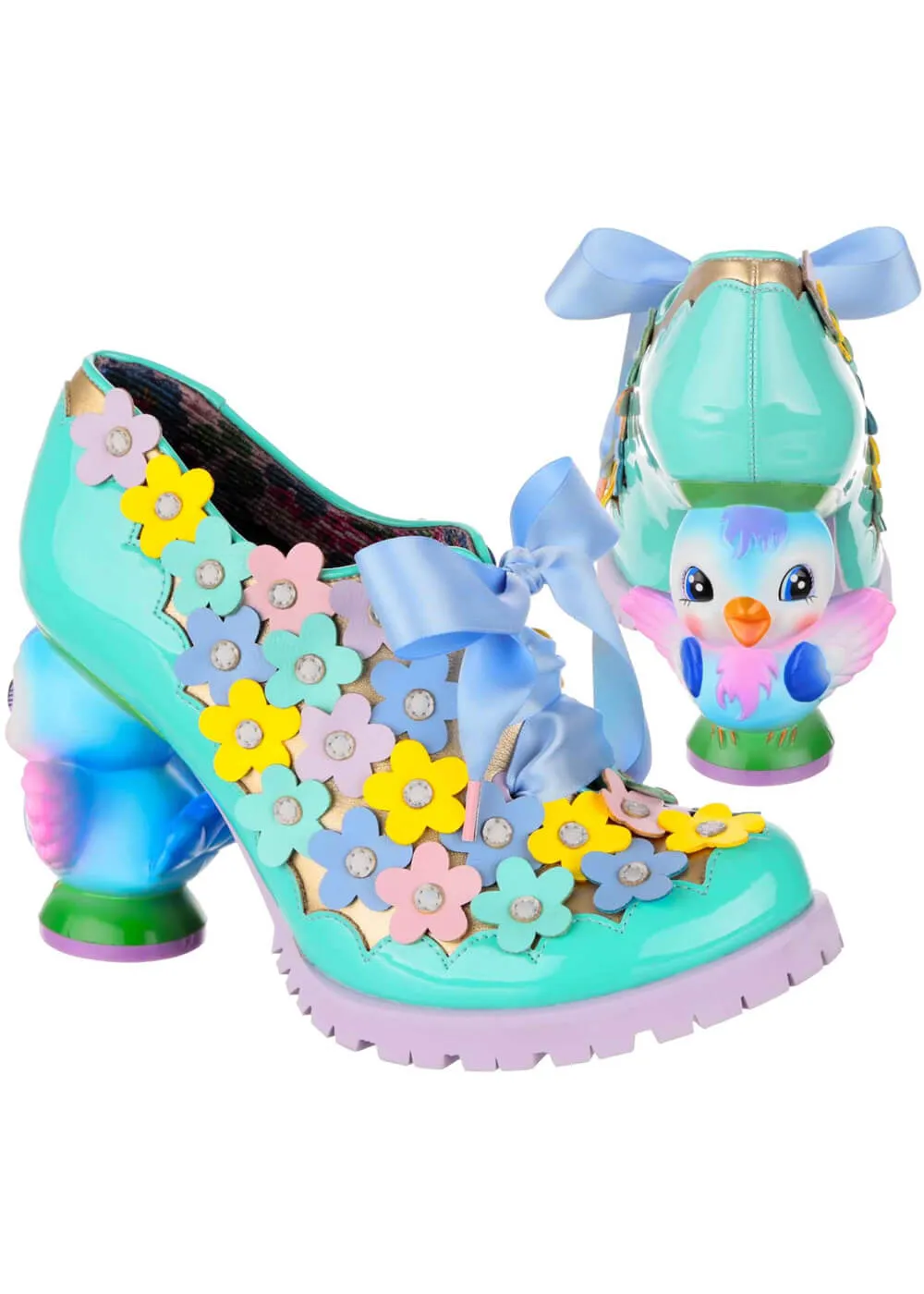 Irregular Choice Birdadette Pumps Blue