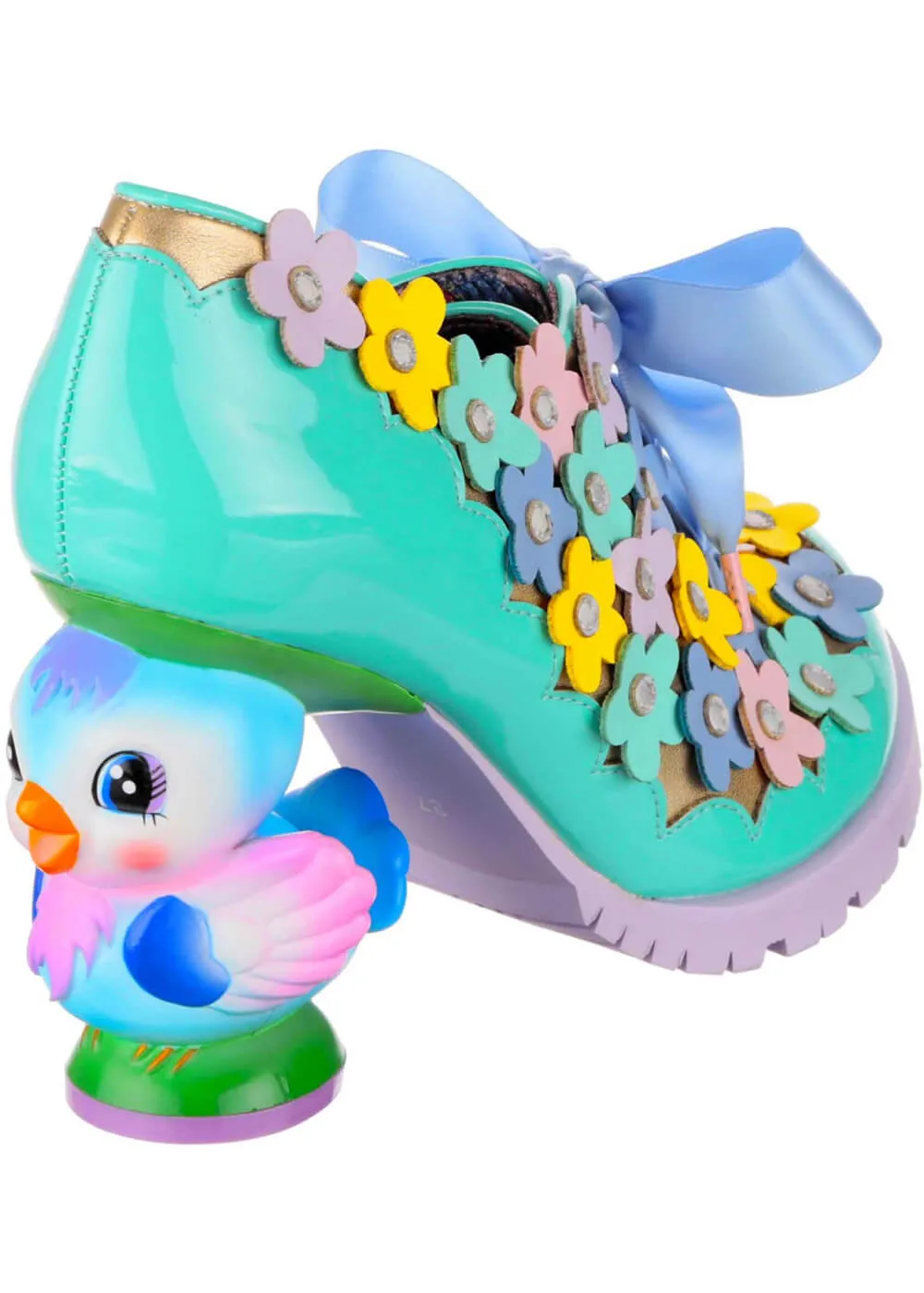 Irregular Choice Birdadette Pumps Blue