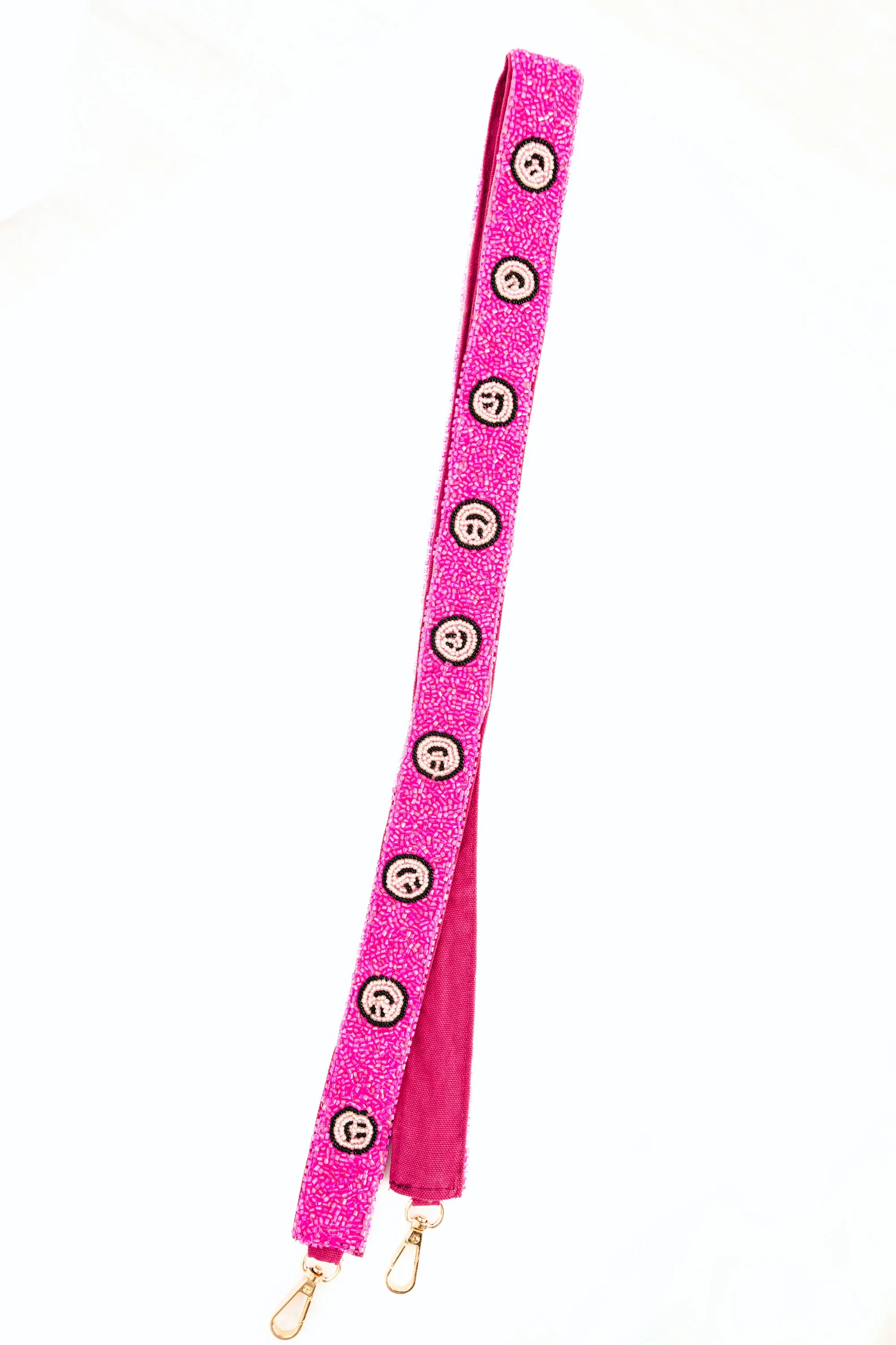 It's All Smiles Beaded Strap, Pink