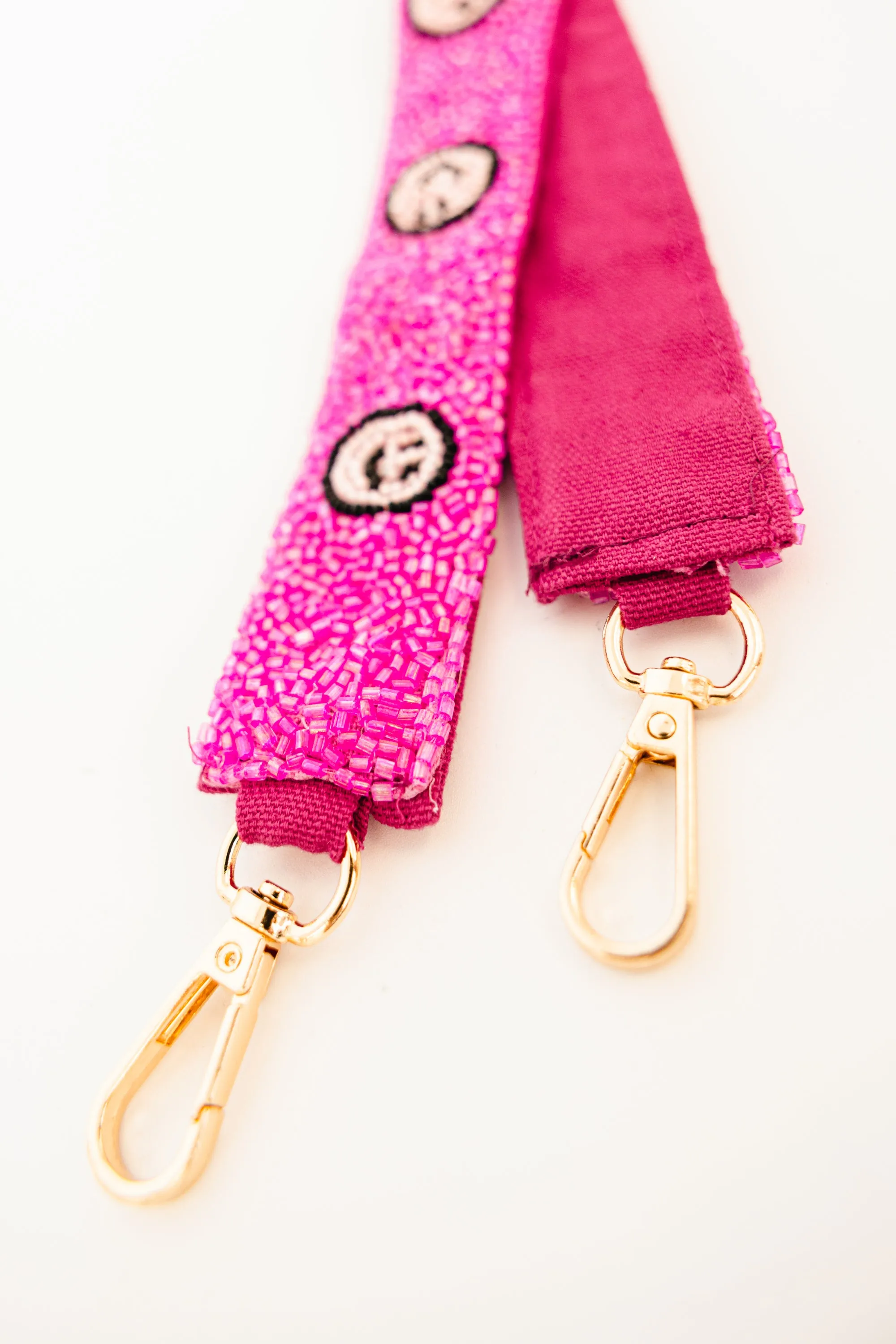 It's All Smiles Beaded Strap, Pink