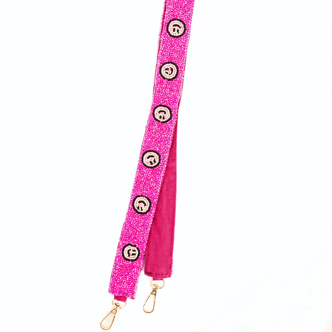 It's All Smiles Beaded Strap, Pink