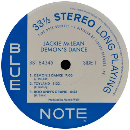 Jackie McLean ~ Demon's Dance