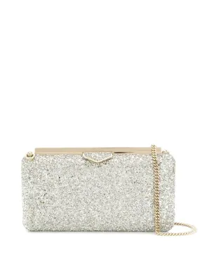 Jimmy Choo Ellipse sequin-embellished clutch