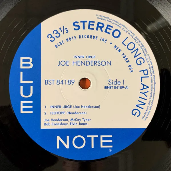 Joe Henderson ~ Inner Urge