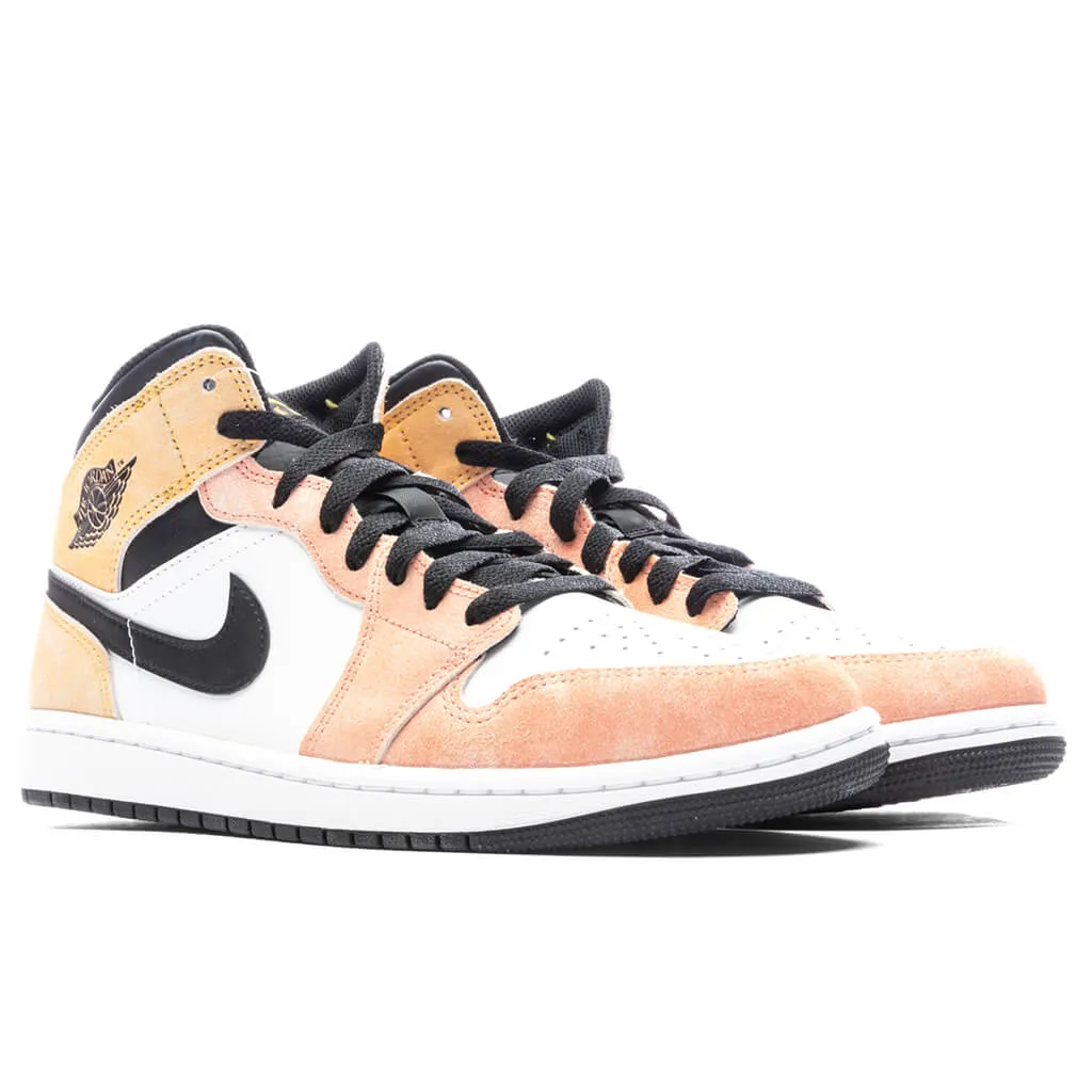 Jordan 1 Mid SE - Magic Ember/Sundial/White