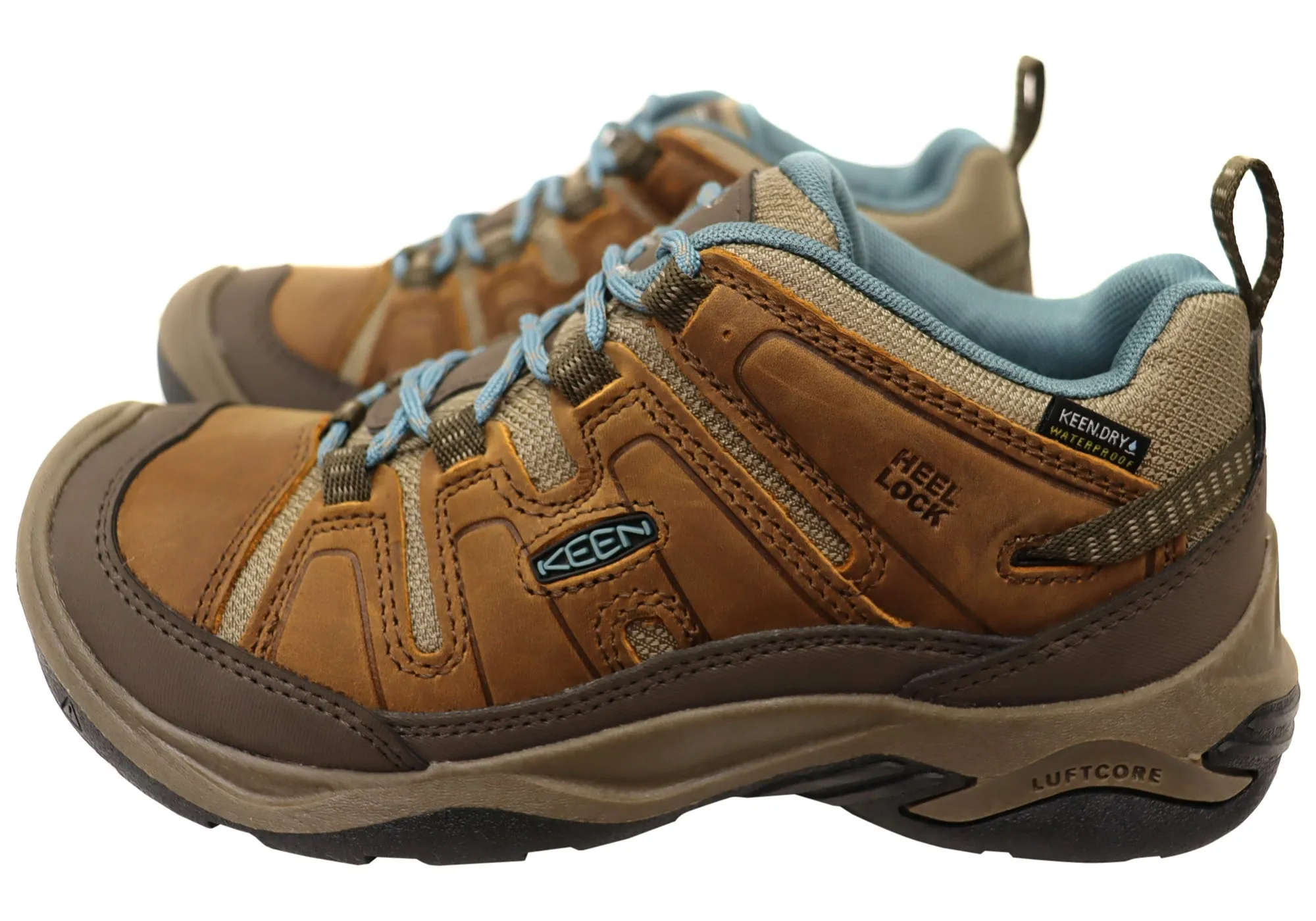 Keen Circadia Waterproof Womens Leather Wide Fit Hiking Shoes