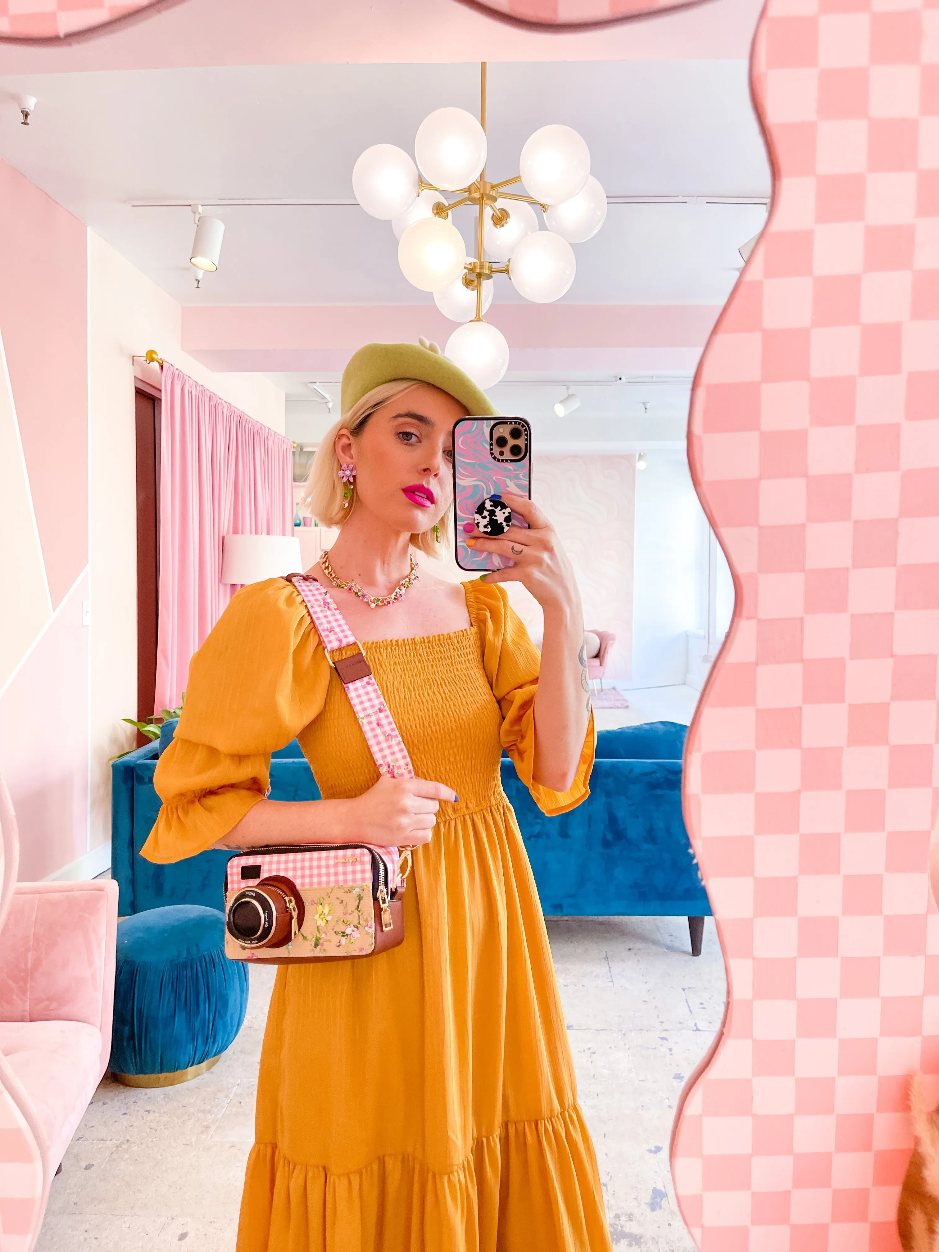 KITSCH OH SNAP CROSSBODY PINK | RE:LUV