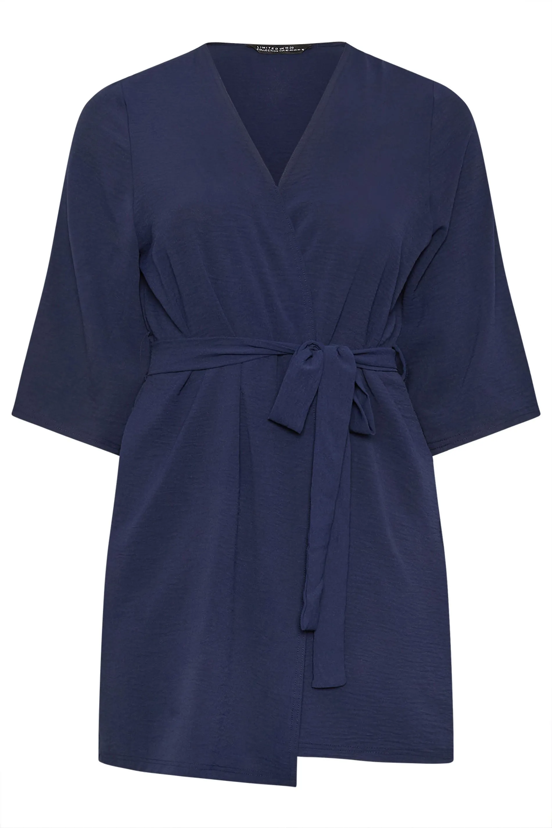 LIMITED COLLECTION Curve Navy Blue Kimono