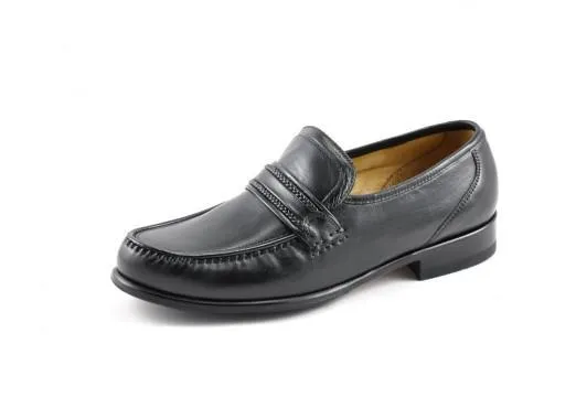 LOAKE Rome Moccasin shoe - Black