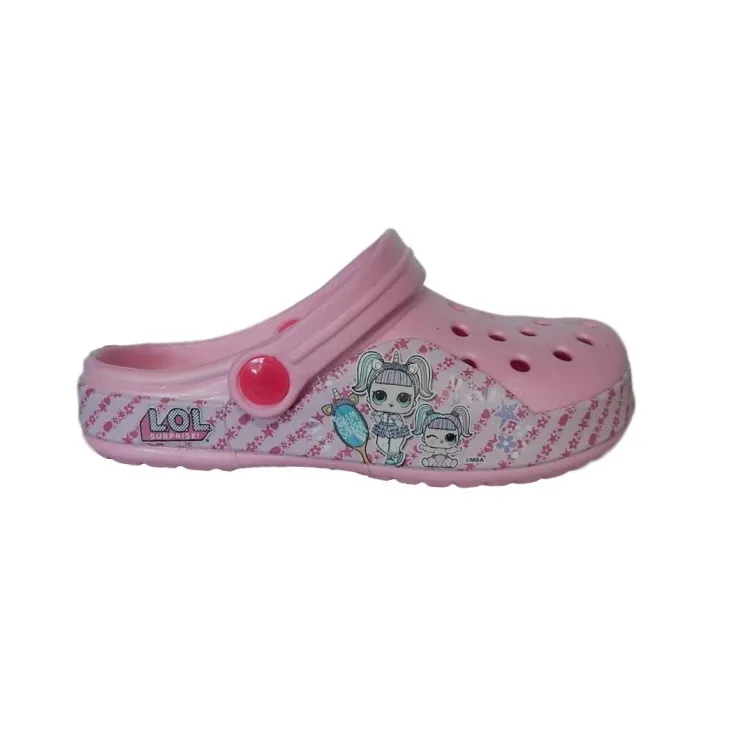 LOL Surprise LOP922806 Ciabatte Bambina Clogs Mare Piscina Casa Rosa