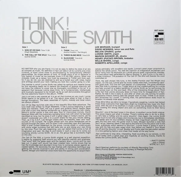 Lonnie Smith ~ Think!