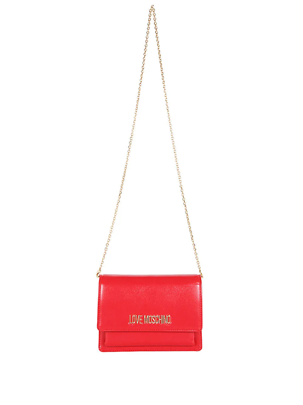 Love Moschino Logo Plaque Crossbody Bag