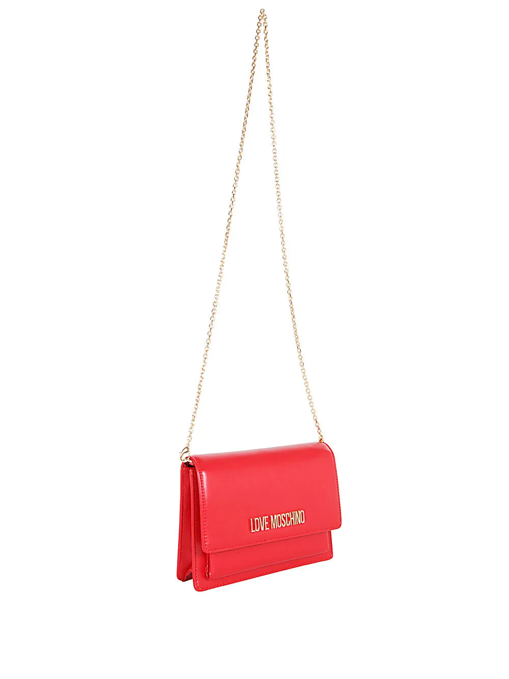 Love Moschino Logo Plaque Crossbody Bag