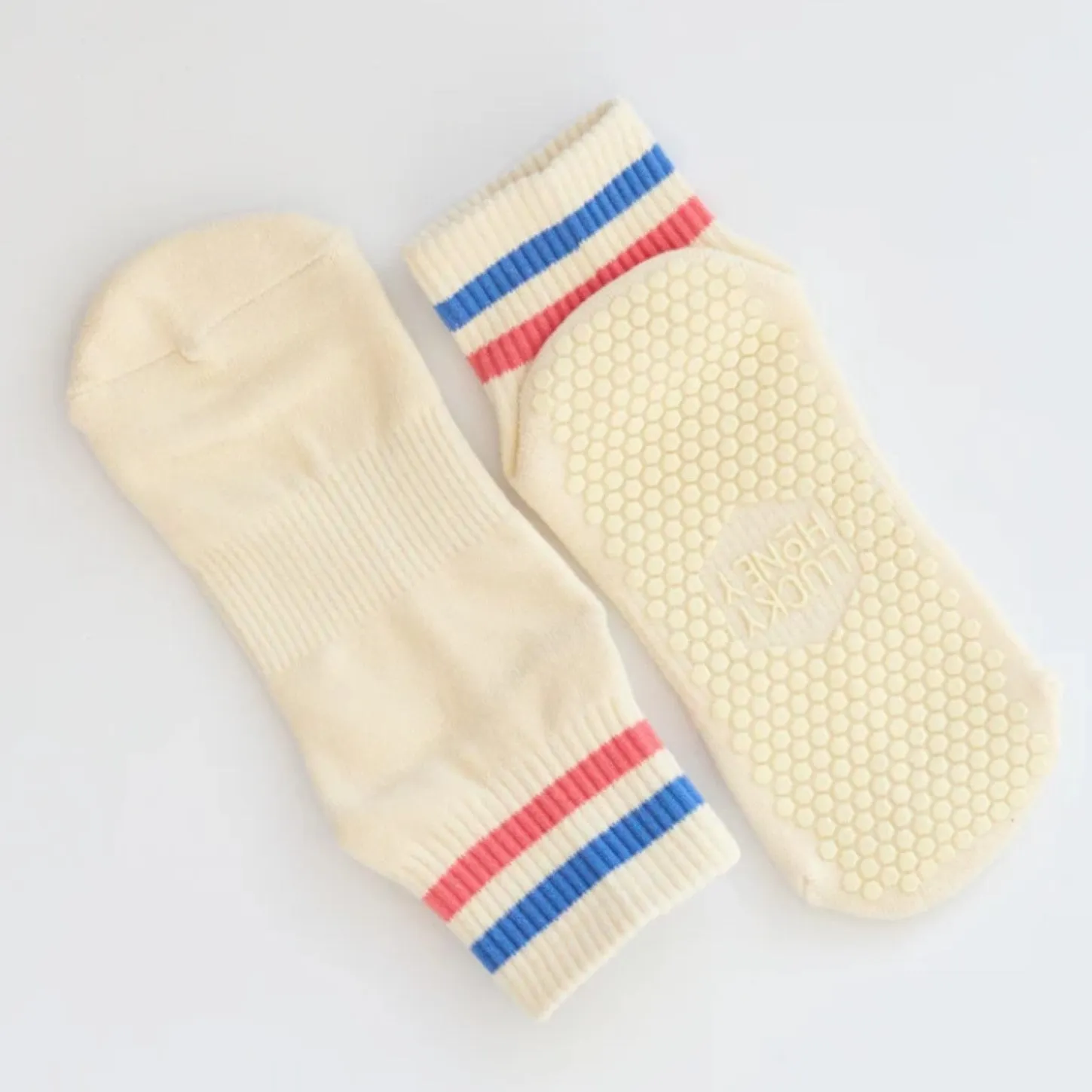 Lucky Honey Grip Socks - The Boyfriend