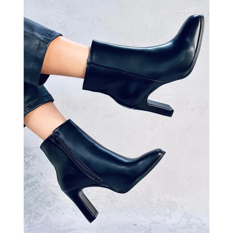 Madison Black Pu high heels