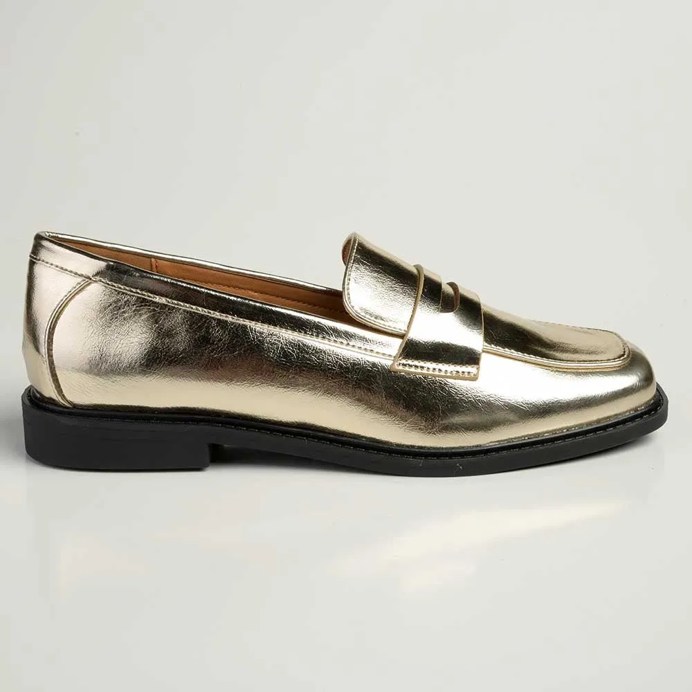 Madison Pippa Loafer - Gold / Champagne