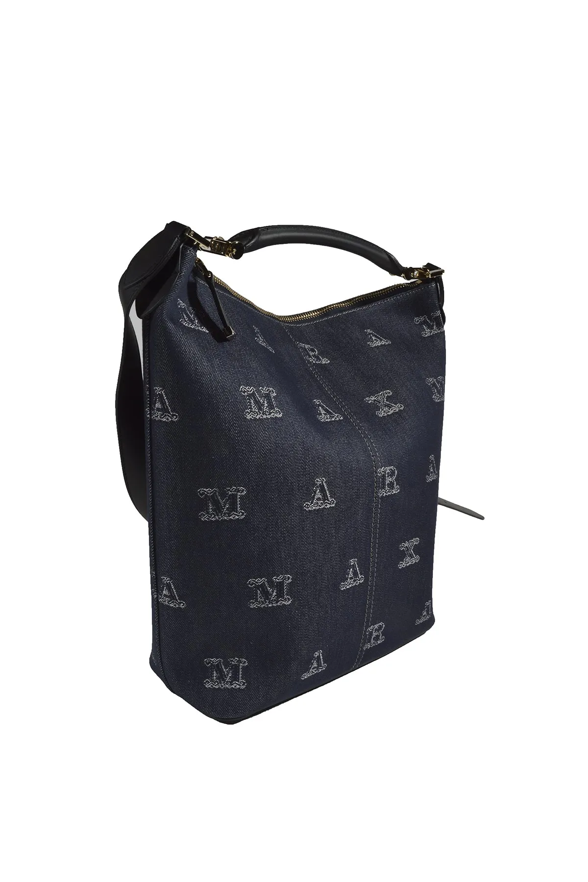 Max Mara Borsa Denim Hobo Bag