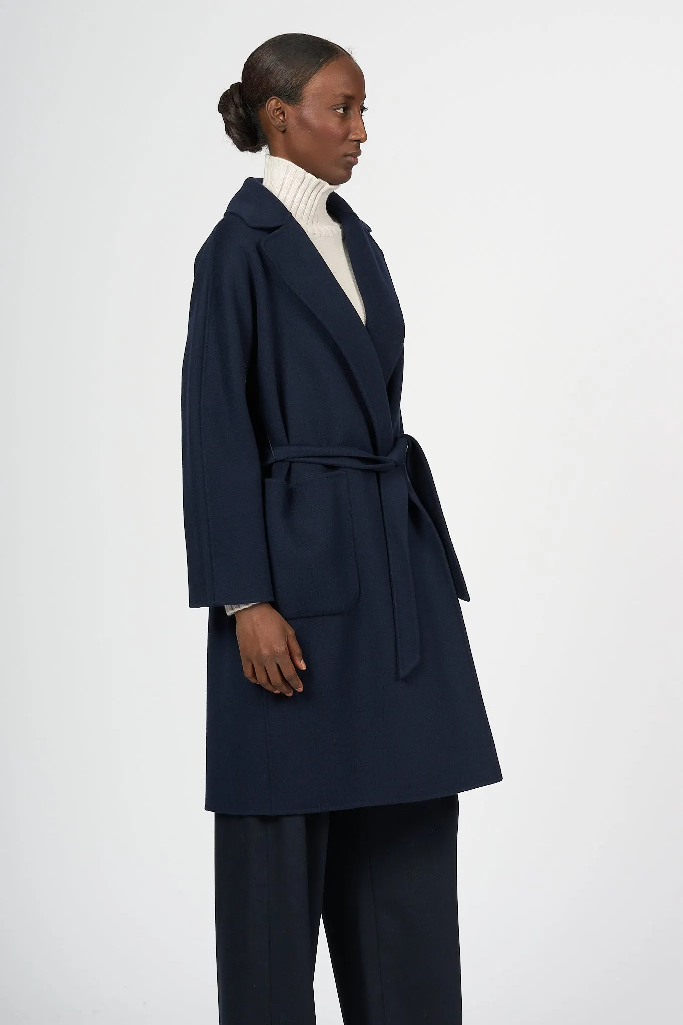 Max Mara Weekend Cappotto Rovo Blu Donna