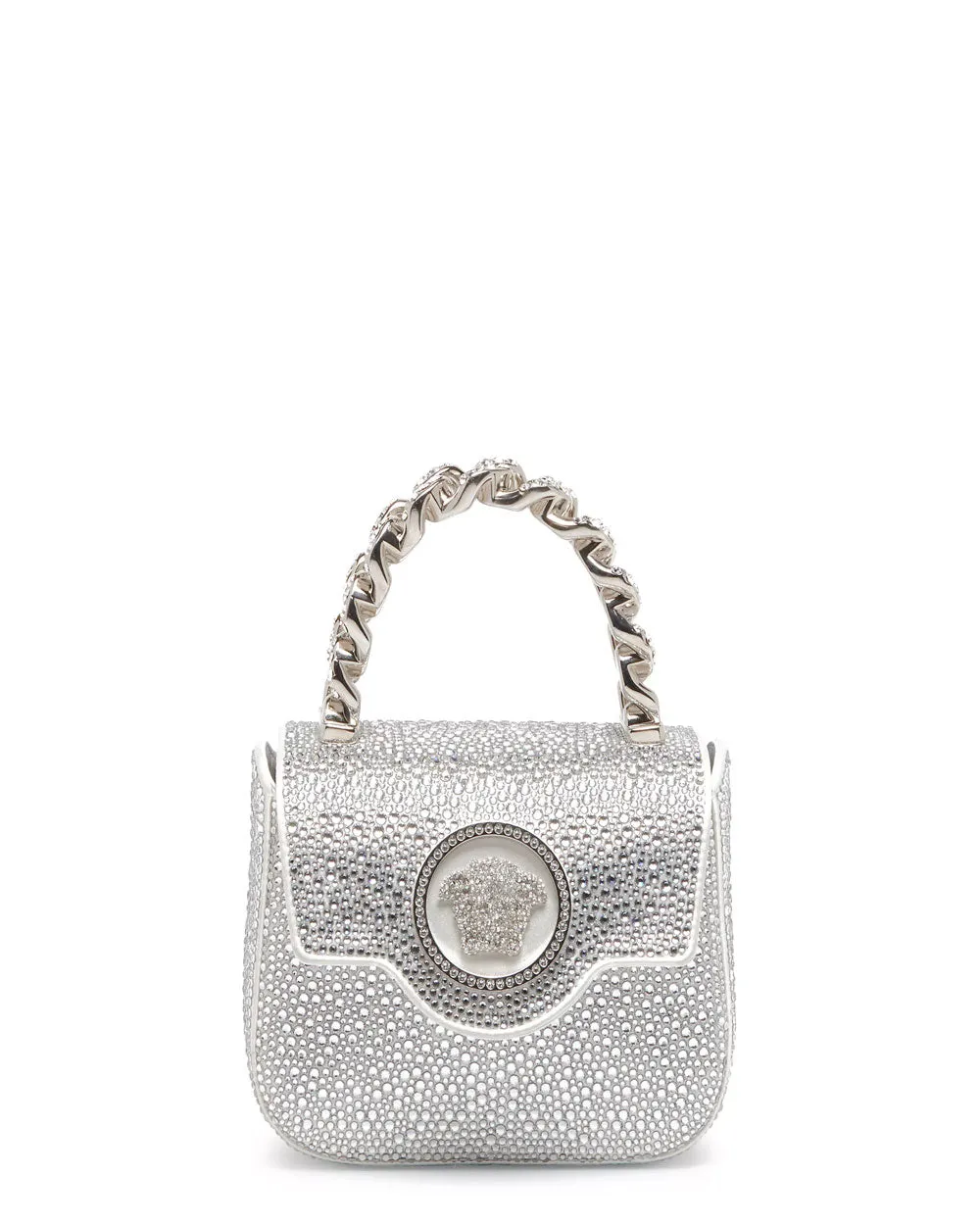 Medusa La Mini Bag in Pearl Grey