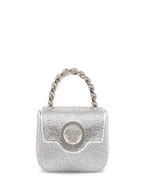 Medusa La Mini Bag in Pearl Grey