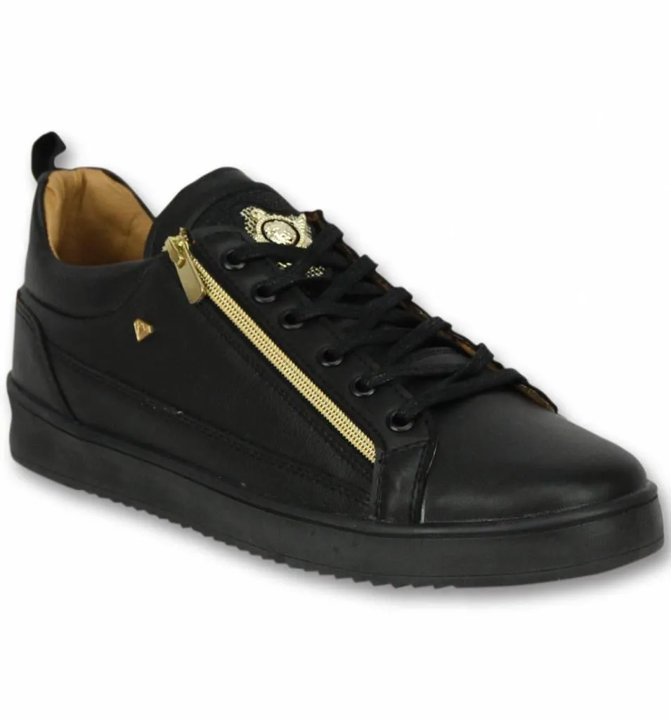 Men Sneaker Bee Black Gold Black |