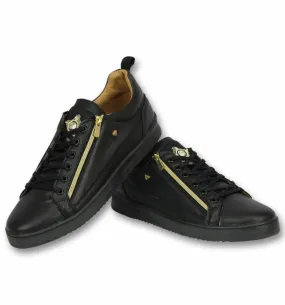 Men Sneaker Bee Black Gold Black |