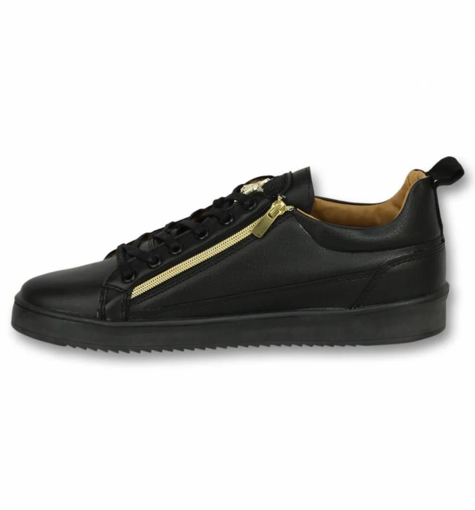 Men Sneaker Bee Black Gold Black |