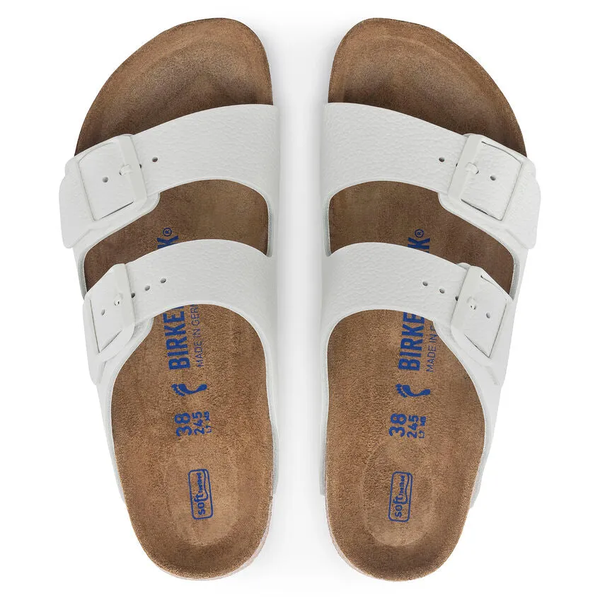 Men's Arizona Soft Footbed White Leather