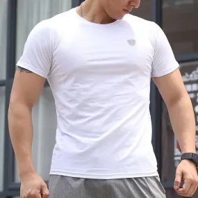 Men's Dry Fit Whole Fabric Super Breathable Short Sleeve Fitness Shirts