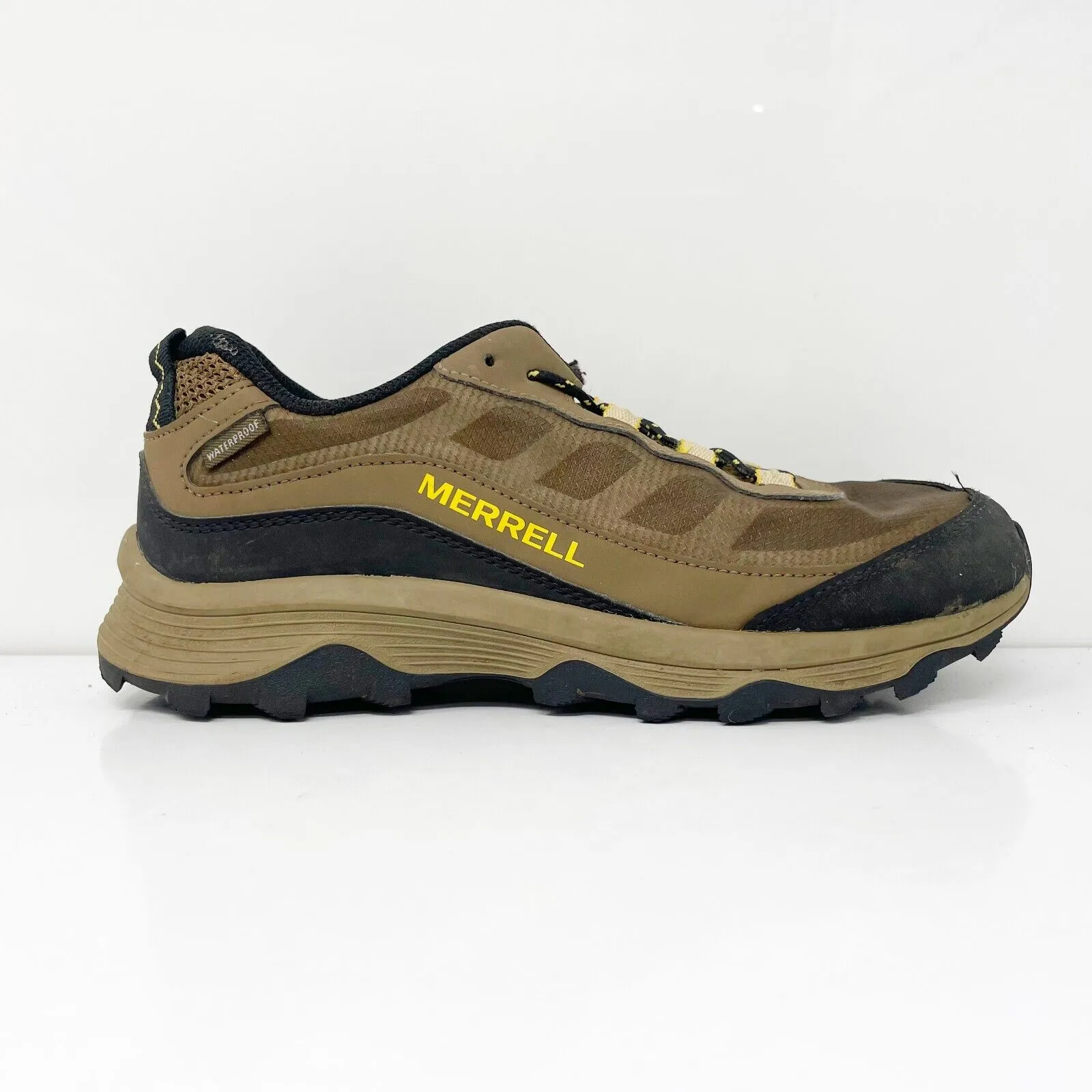 Merrell Boys Moab Speed Low MK265941 Brown Hiking Shoes Sneakers Size 6 M