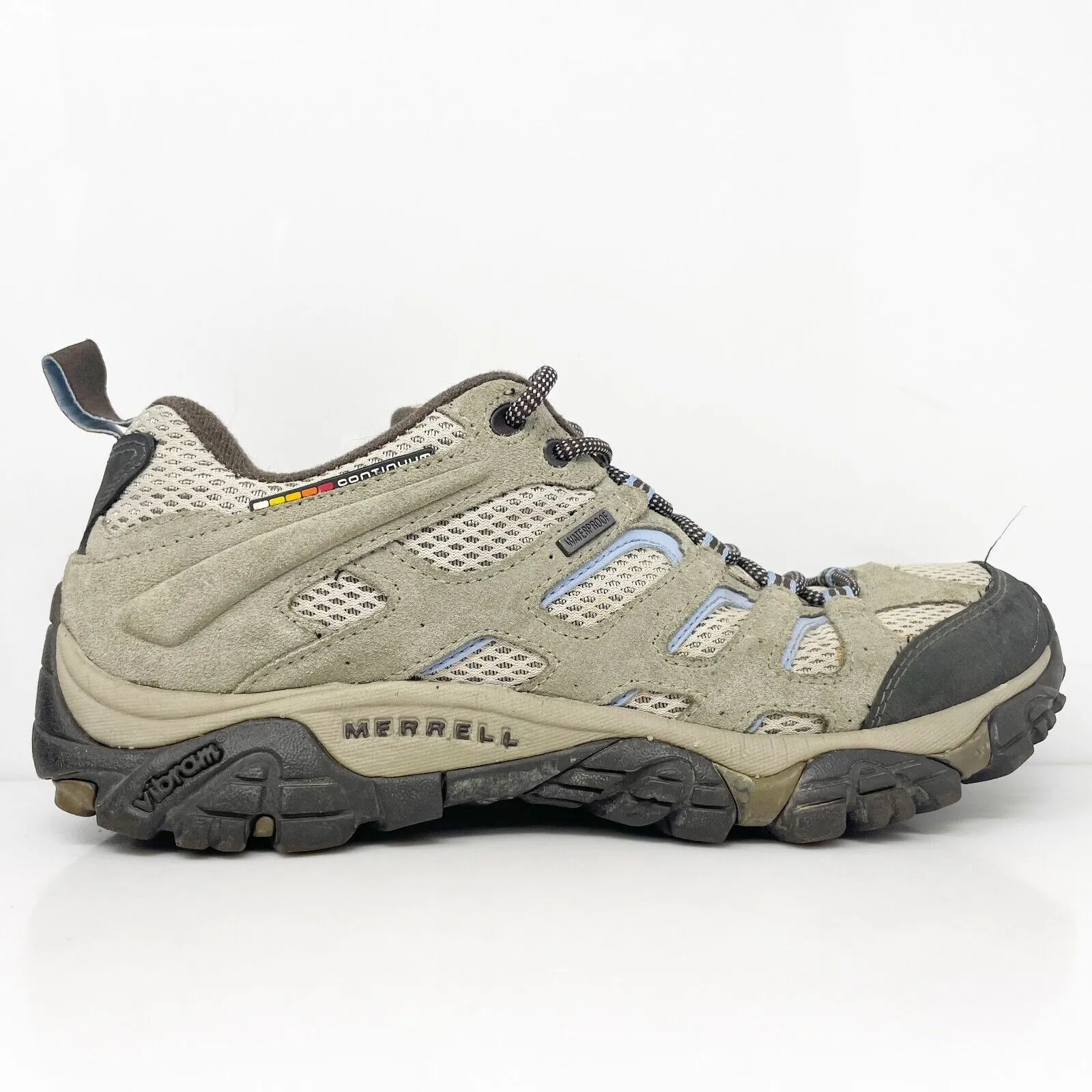 Merrell Womens Moab J88796 Brown Hiking Shoes Sneakers Size 10