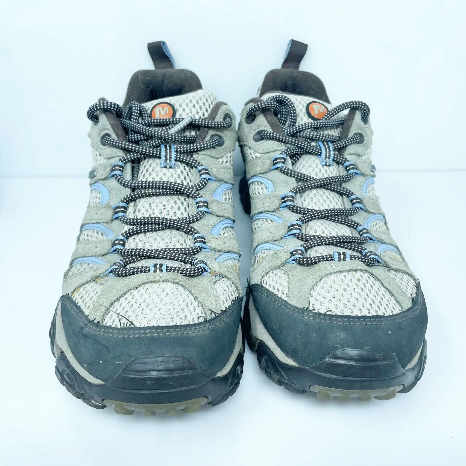 Merrell Womens Moab J88796 Brown Hiking Shoes Sneakers Size 10