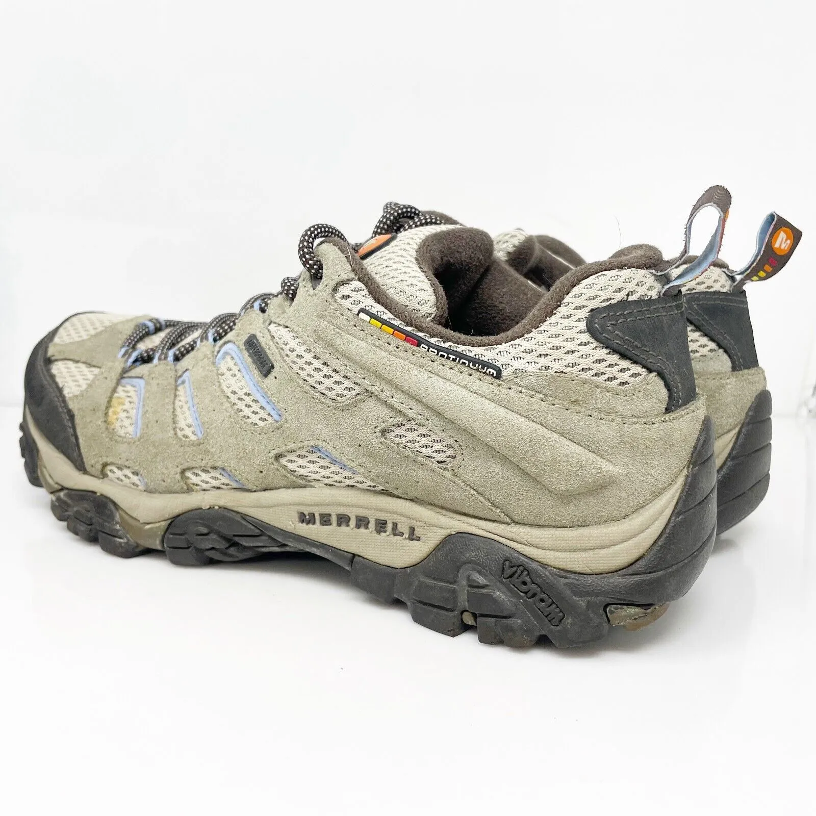 Merrell Womens Moab J88796 Brown Hiking Shoes Sneakers Size 10