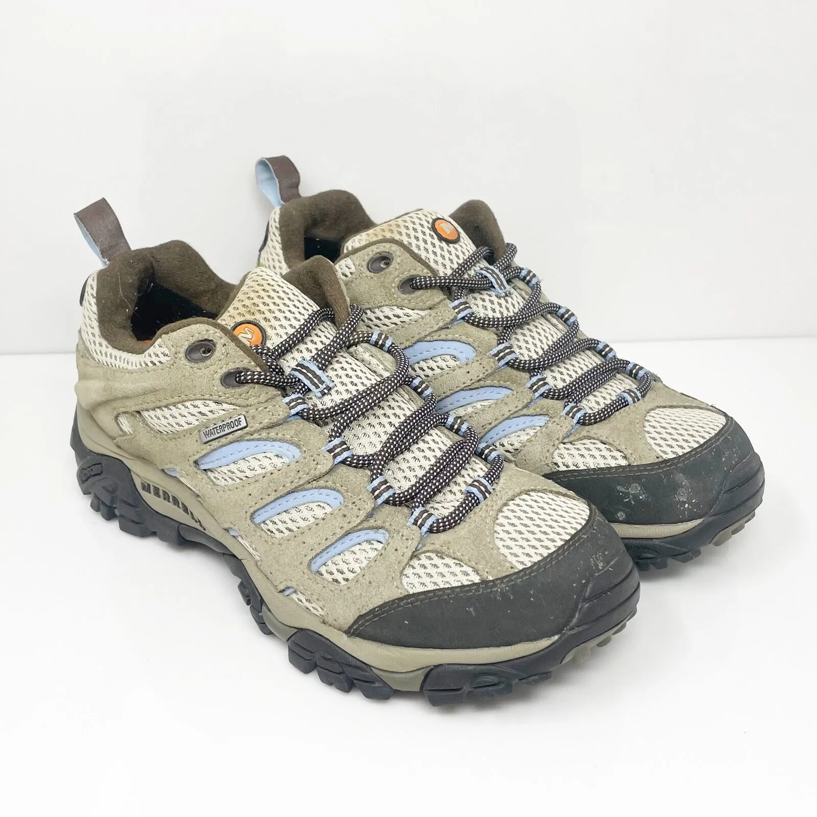 Merrell Womens Moab J88796 Brown Hiking Shoes Sneakers Size 8.5