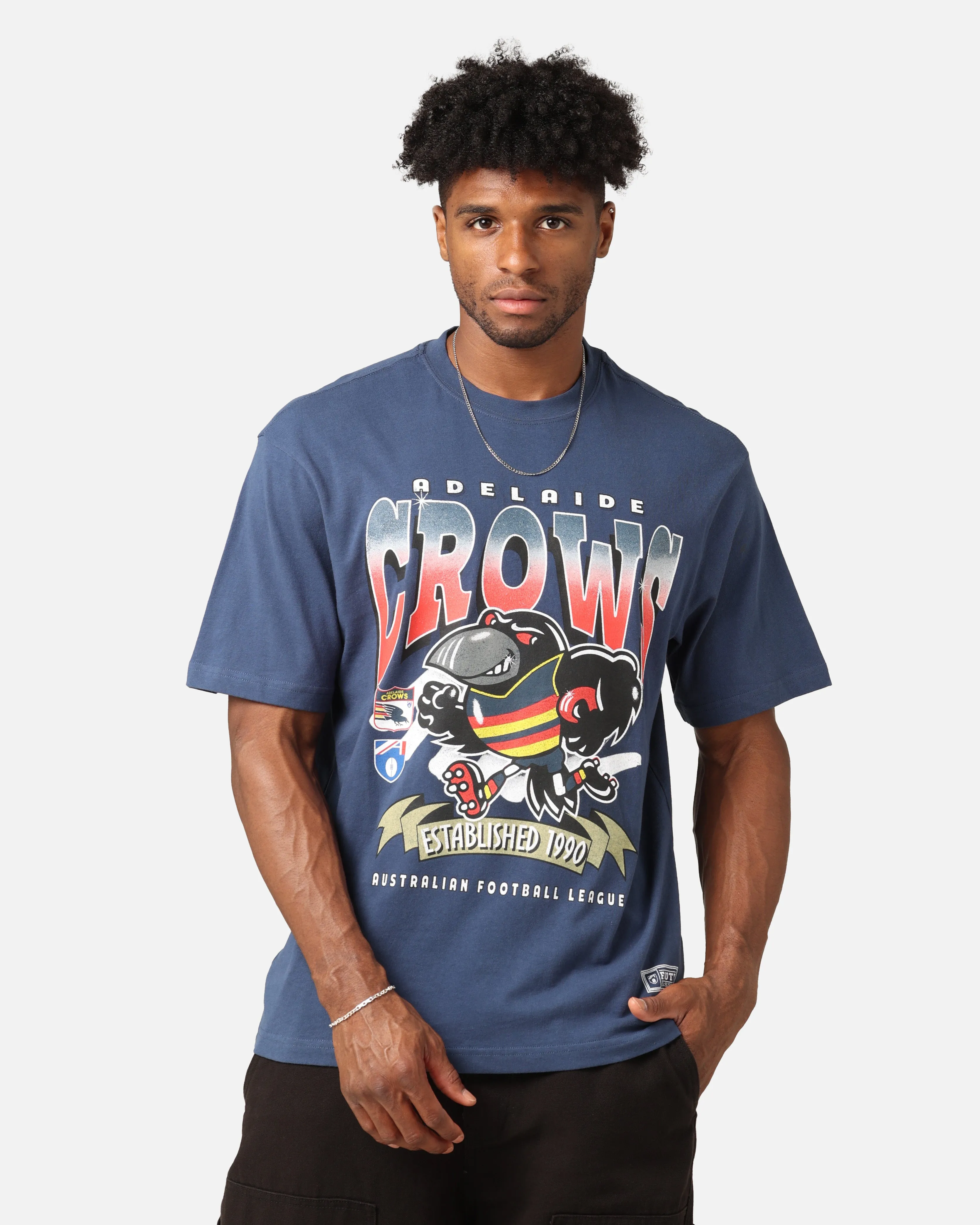 Mitchell & Ness Adelaide Crows Character T-Shirt Blue