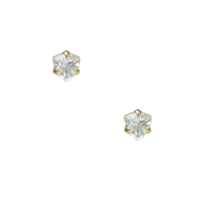 MYSTICAL CROWN TRILLION STUDS, RAINBOW MOONSTONE