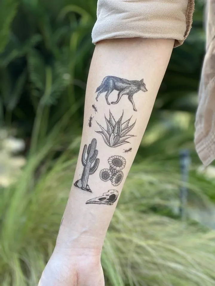 NatureTats, Temporary Tattoo Desert Wild