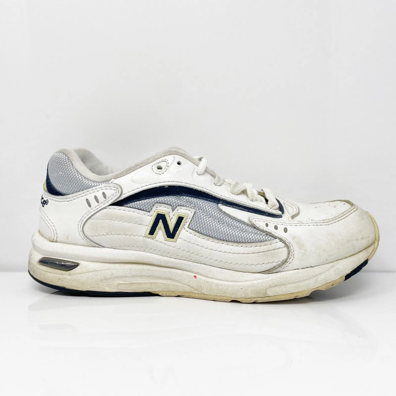 New Balance Womens 555 WW555WN White Casual Shoes Sneakers Size 8 B