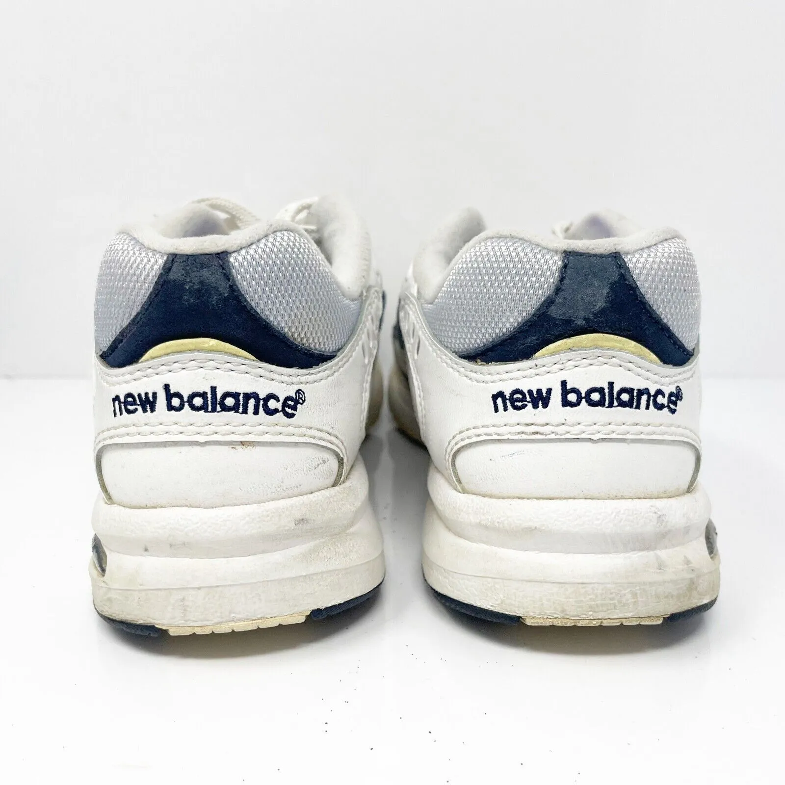 New Balance Womens 555 WW555WN White Casual Shoes Sneakers Size 8 B