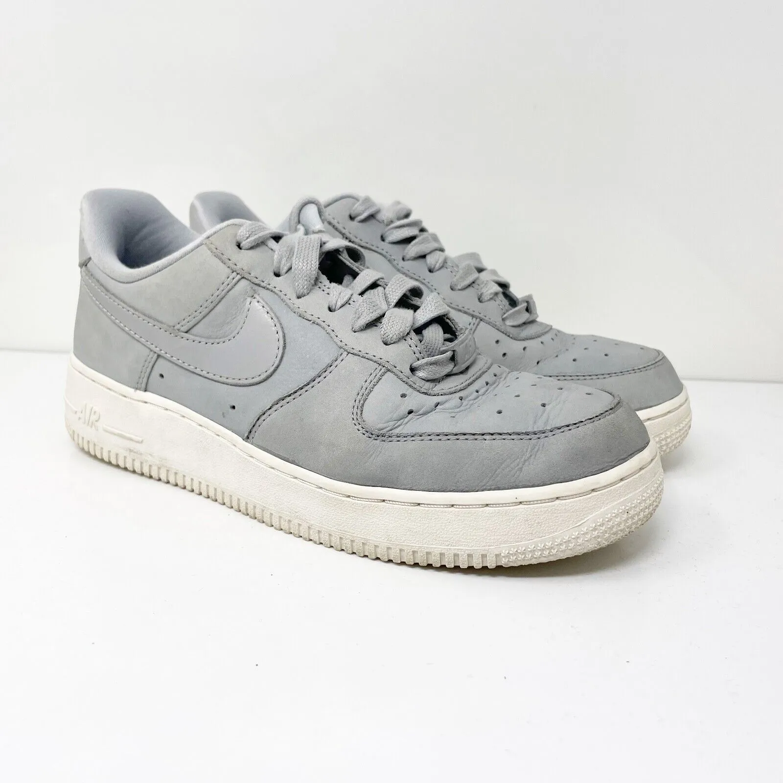 Nike Womens Air Force 1 DR9503-001 Gray Casual Shoes Sneakers Size 8.5