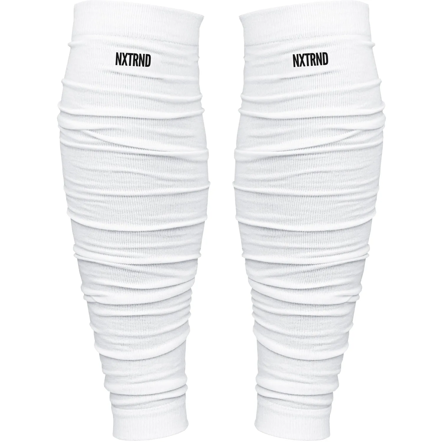 NXTRND Scrunch Football Leg Sleeves White