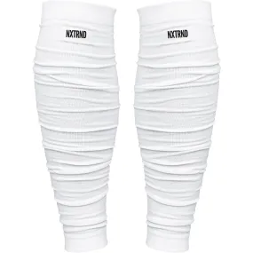 NXTRND Scrunch Football Leg Sleeves White