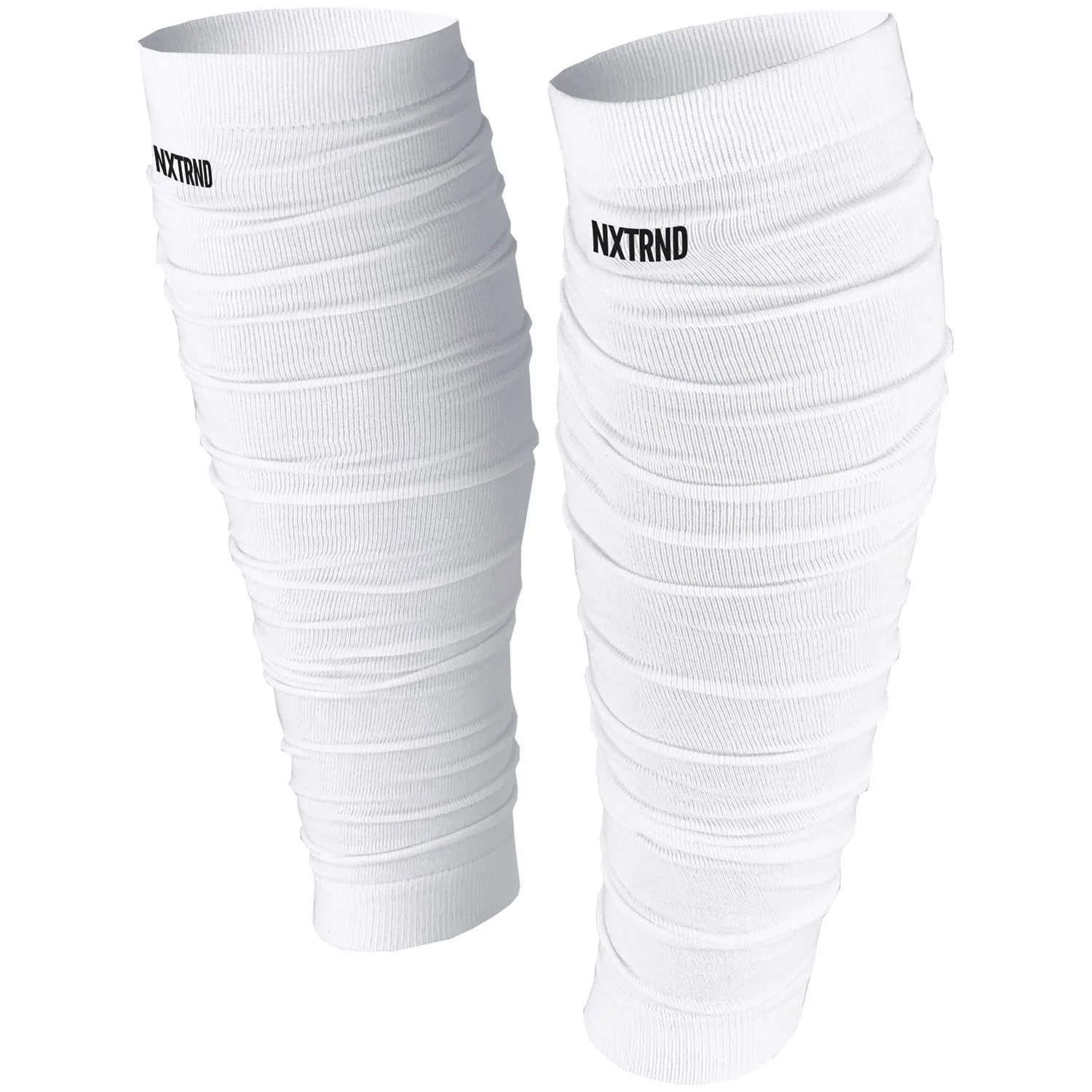 NXTRND Scrunch Football Leg Sleeves White