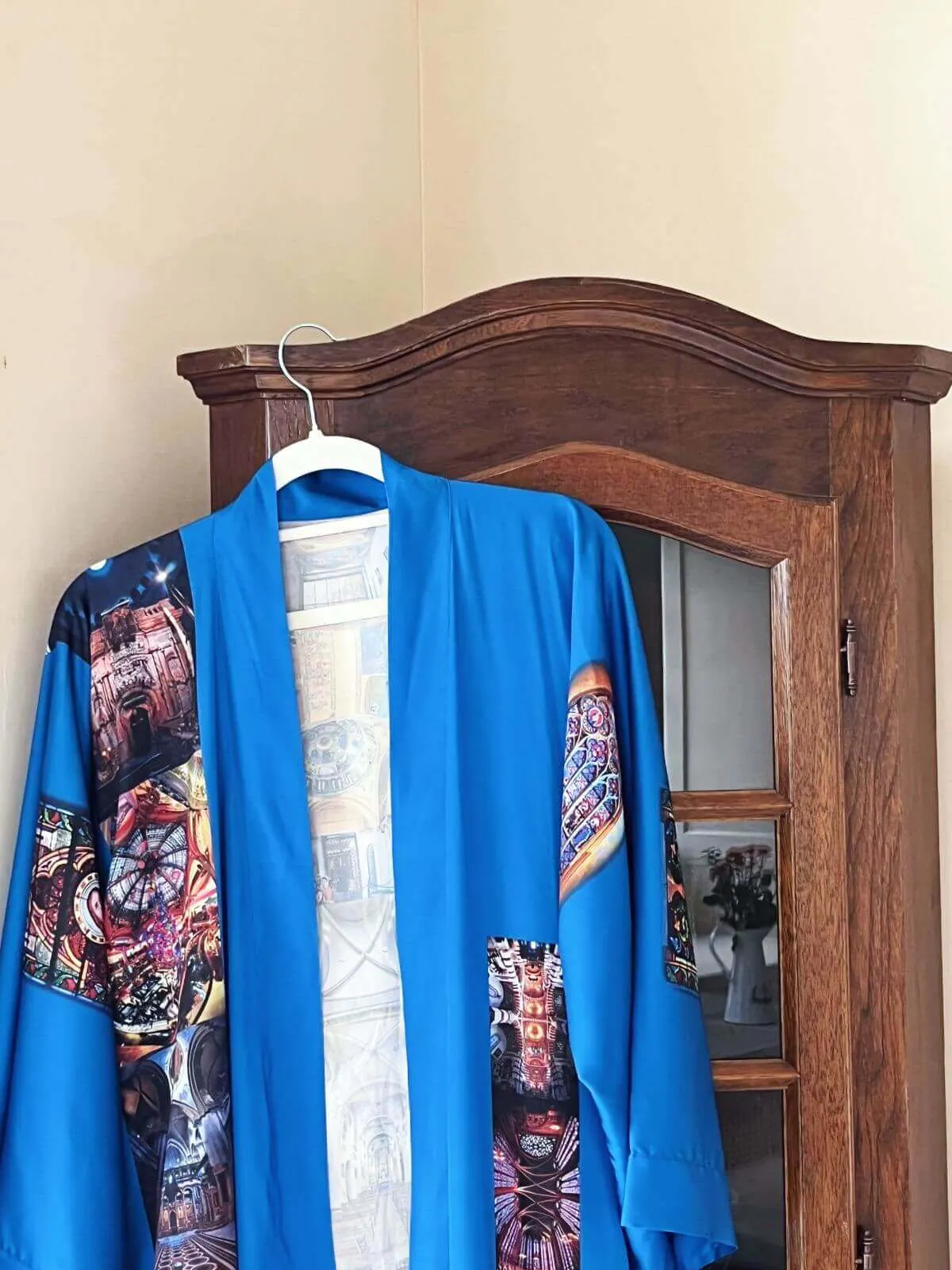 Paris Cathedral Kimono Robe