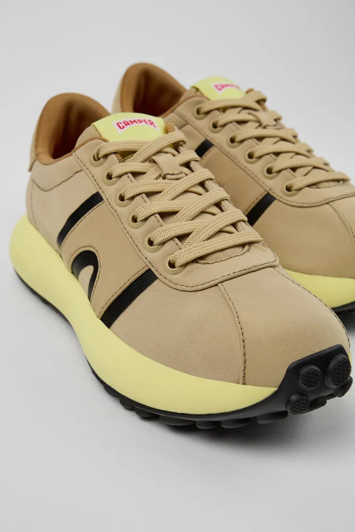 Pelotas Athens Beige Textile Sneaker for Women