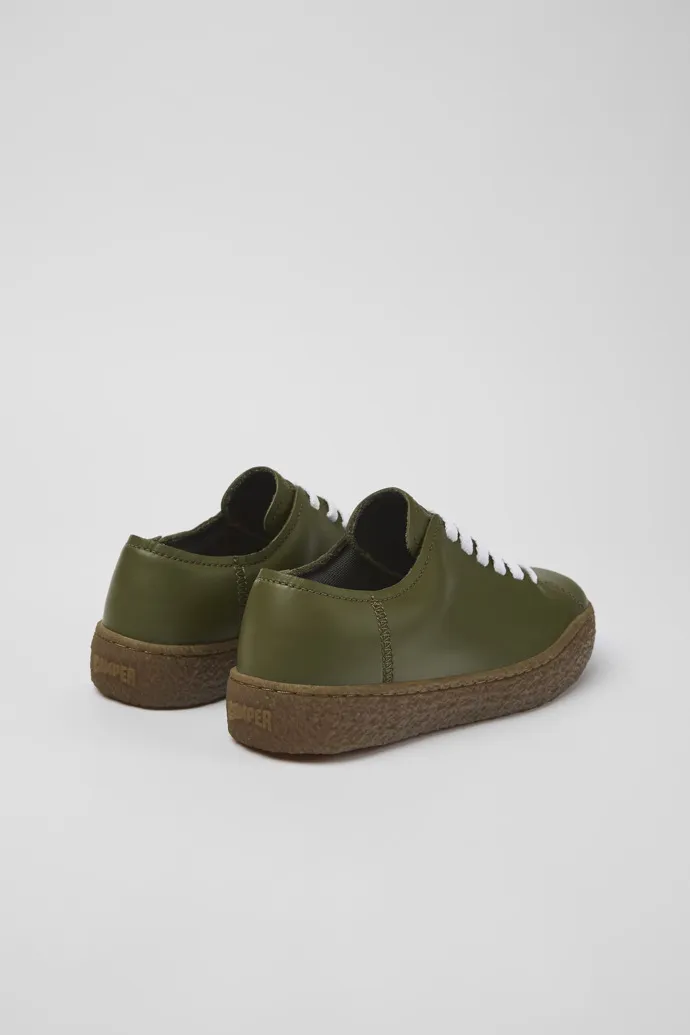 Peu Terreno Green Leather Sneaker for Women