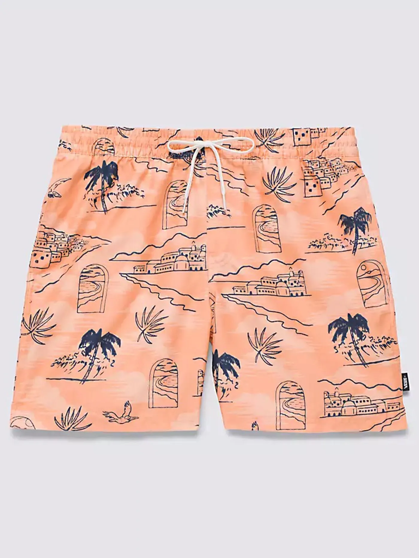 Primary Print Elastic Boardshort