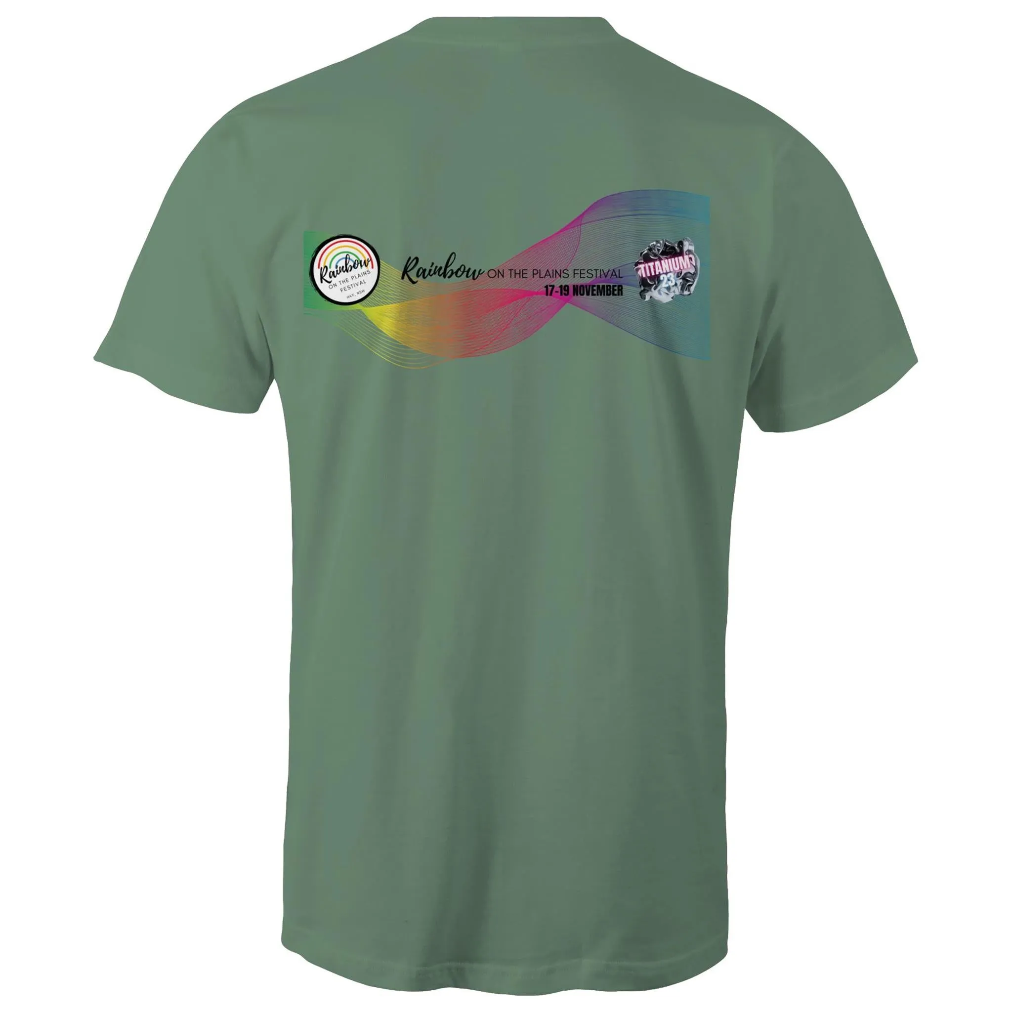 Rainbow on the Plains Double Sided T-Shirt Unisex (CLB015)