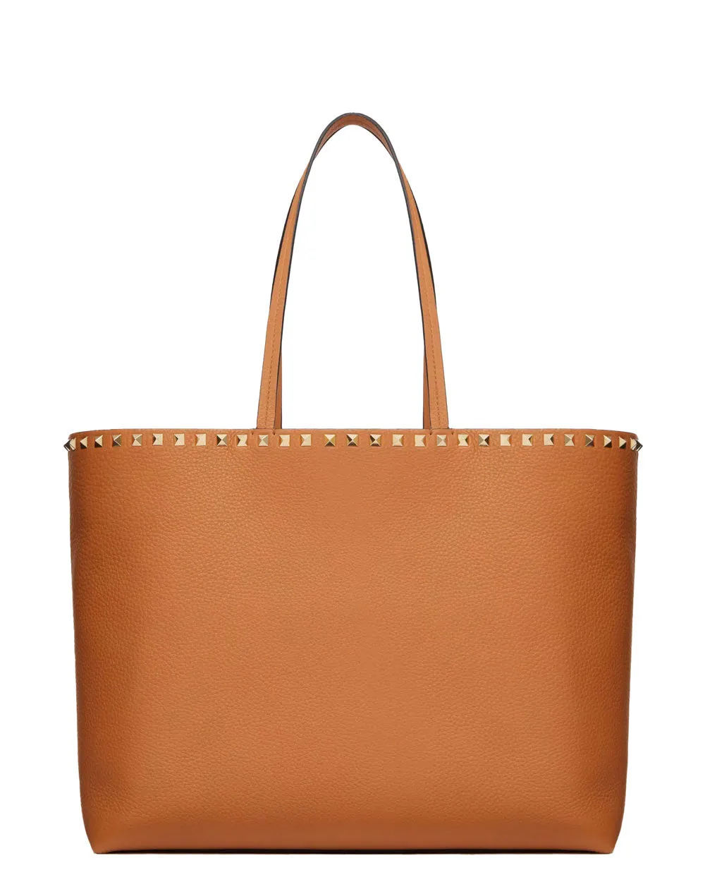 Rockstud Tote Bag in Tobacco